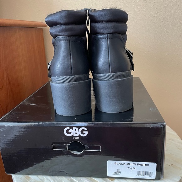 G by Guess Black Combat Boots - Picture 3 of 6